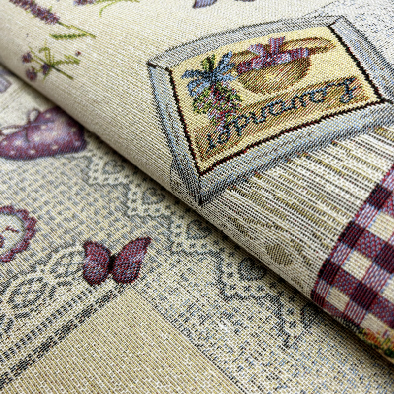 280cm Dekorační/potahová Gobelínová látka šířka - Provensálský sen