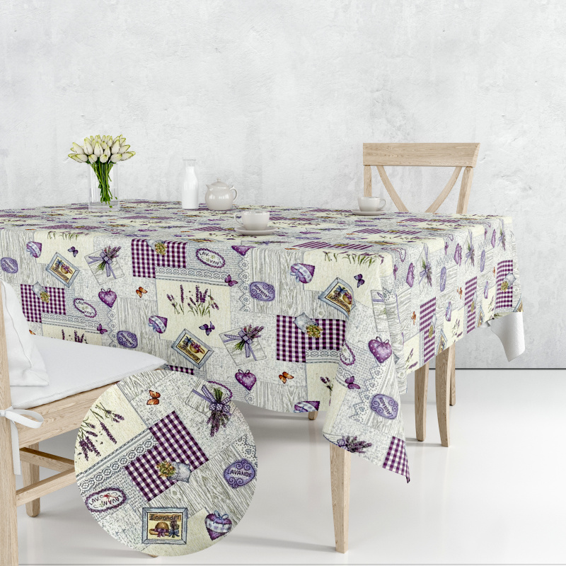 Ervi Gobelínový ubrus na stůl obdélníkový - Provensálský sen