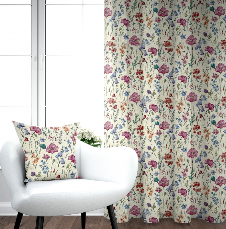 Ervi Gobelínový zatemňovací termo závěs - Jemnost přírody