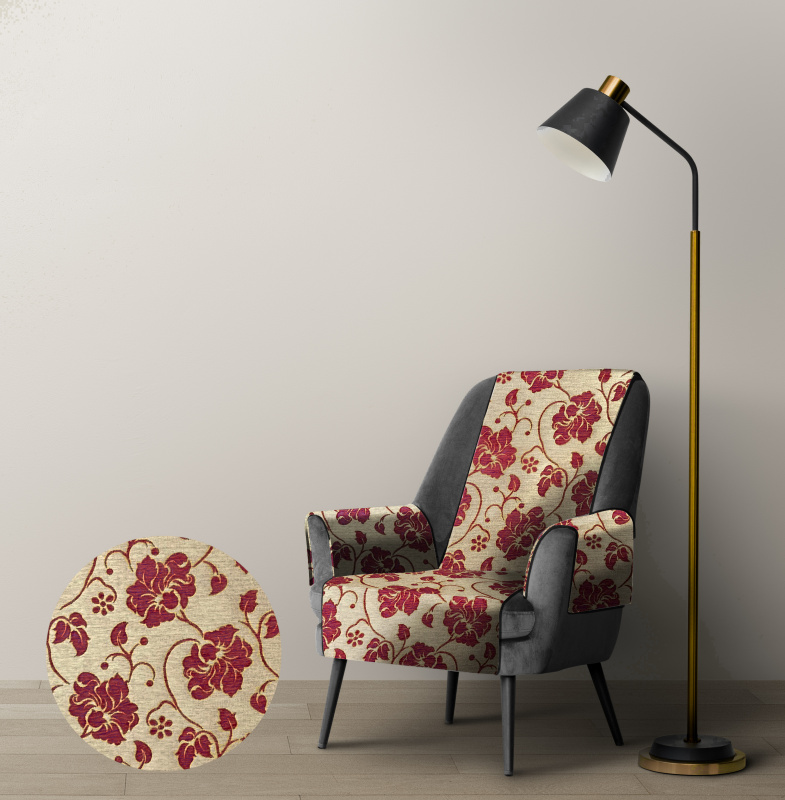 Ervi dekorační přehoz na křeslo - Rekor - 7011-1