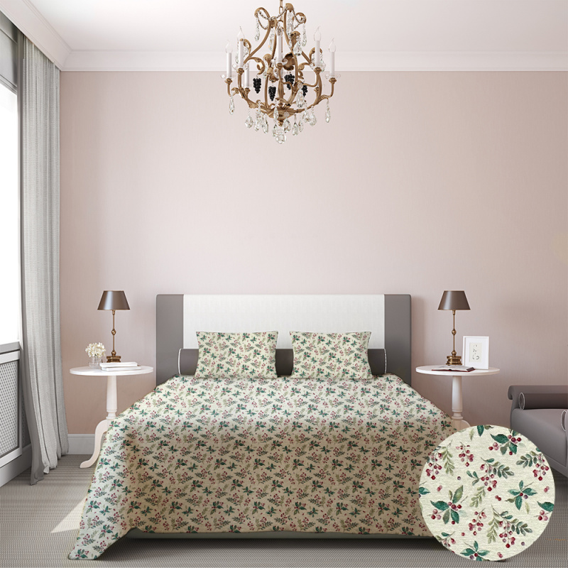 Ervi Gobelínový přehoz na postel jednolůžko/dvoulůžko - Vůně lesa