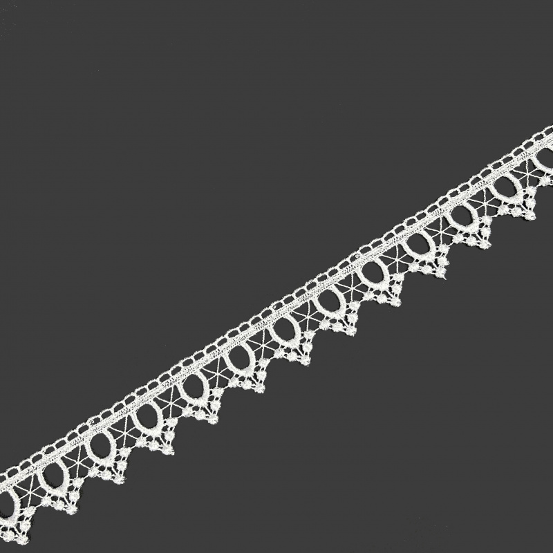 Krajka bíla - 74030 šíře 40 mm , metráž