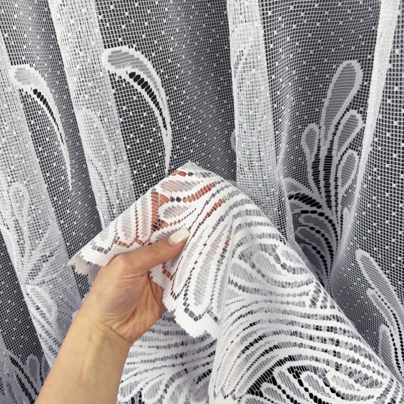 Ervi žakárová hotová záclona s řasící páskou - 4648 (různé velikosti)