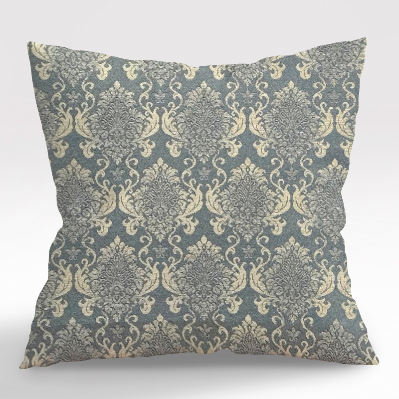 Ervi povlak na polštář Gobelínový - Barokní Sny na šedo-modrém