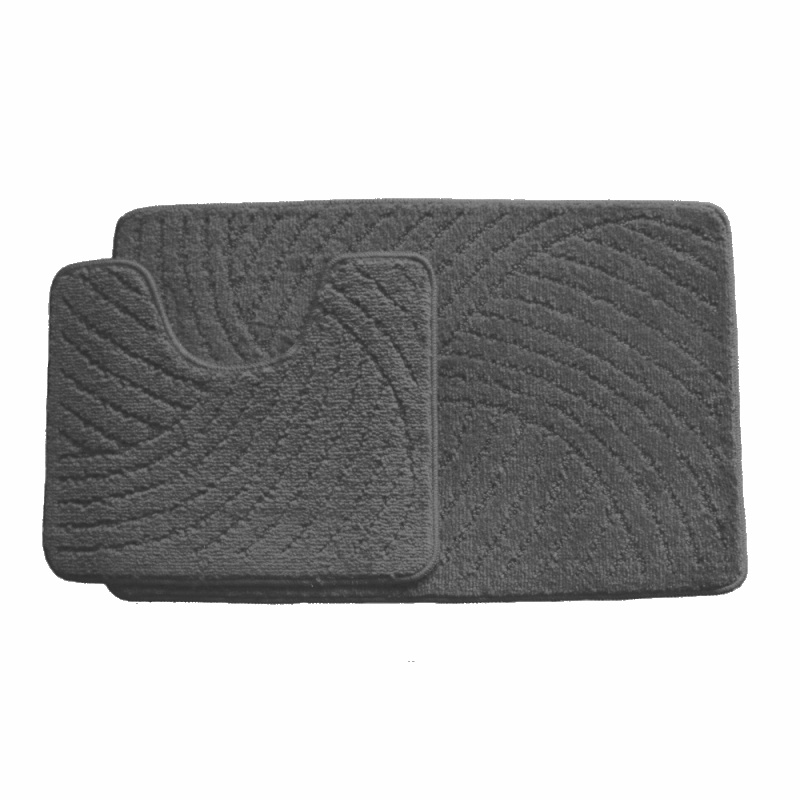 Koupelnová předložka CTN tmavě šedá Comfort, 2 set