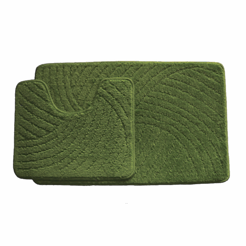 Koupelnová předložka CTN zelená Comfort,2 set