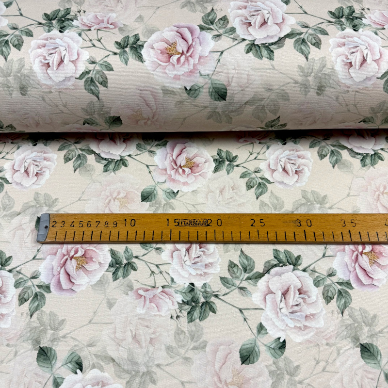 Ervi Teflonový ubrus na stůl čtvercový Royal Lux - Růžový sen