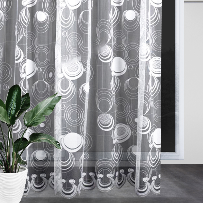 Ervi žakárová záclona bílá 7463 (7203), metráž