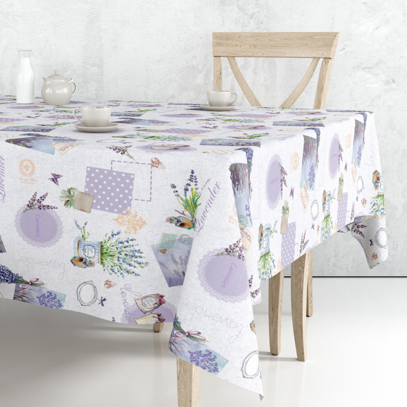 Ubrus PVC  FL-1038-01 - Lavender (různé velikosti)