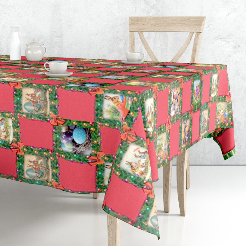 Ubrus PVC DC-805 - Velikonoční (různé velikosti)