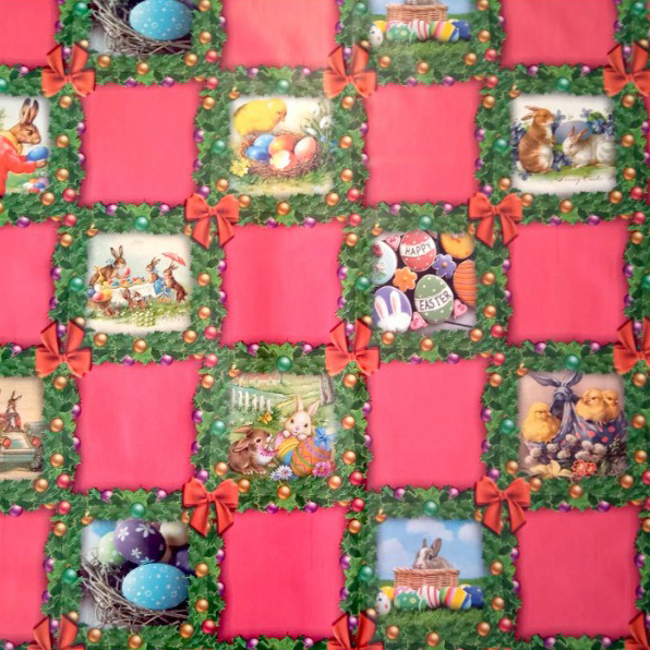 Ubrus PVC DC-805 - Velikonoční (různé velikosti)