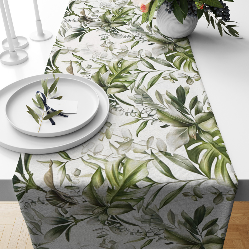 Ervi Teflonový běhoun na stůl Royal Lux - Tropická harmonie
