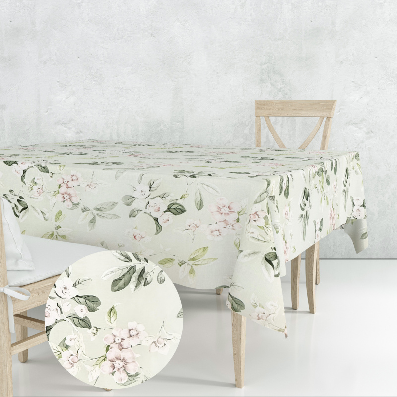 Ervi Teflonový ubrus na stůl čtvercový Royal Lux - Půvab Jara