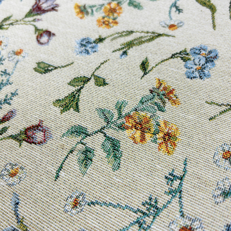 Ervi povlak na polštář Gobelínový - Květinová poezie - kopie