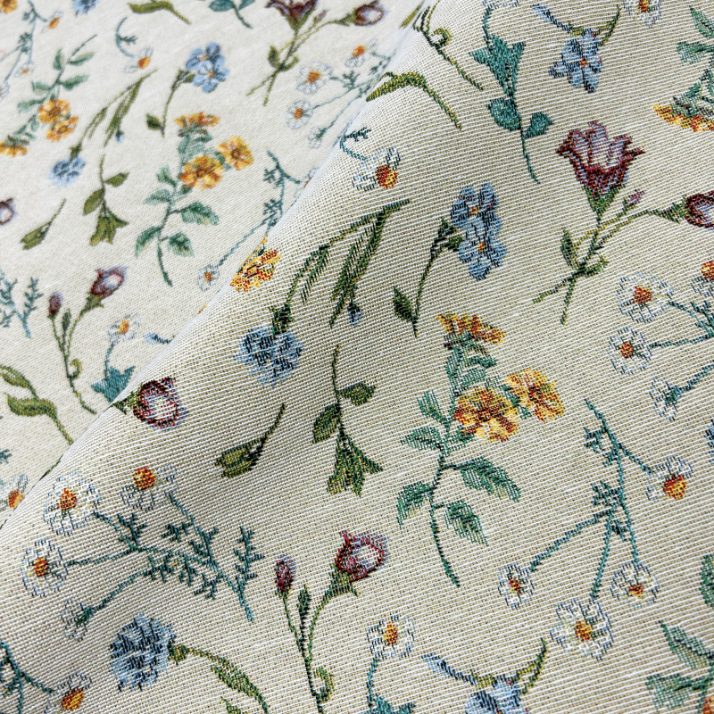 Ervi povlak na polštář Gobelínový - Květinová poezie - kopie
