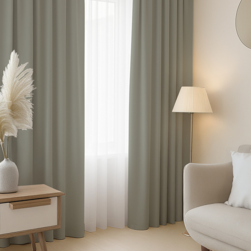 Ervi Blackout 100% zatemňovací závěs č. 08 - světle šedý