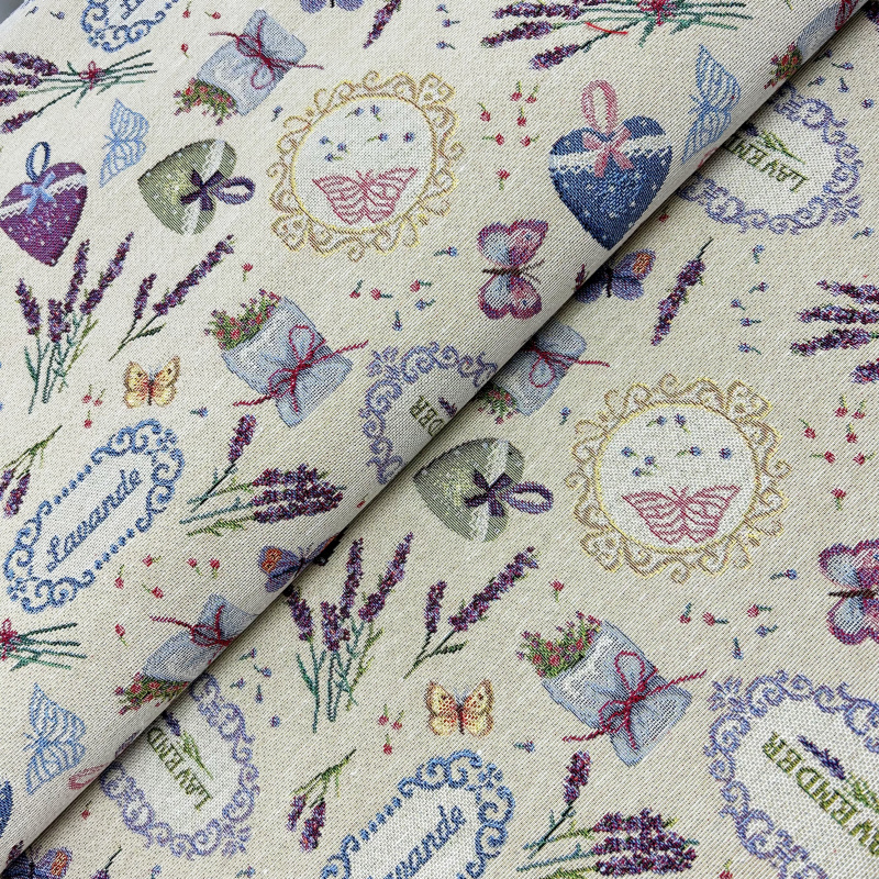 Ervi povlak na polštář Gobelínový - Romantická levandule