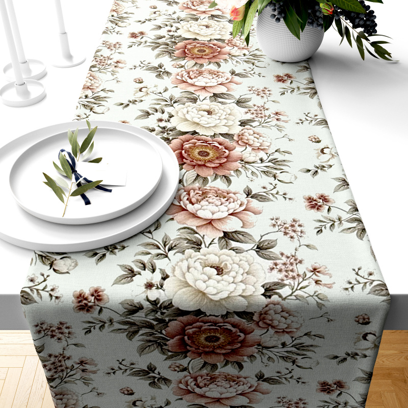 Ervi Teflonový běhoun na stůl Royal Lux - Zahradní ráno 2