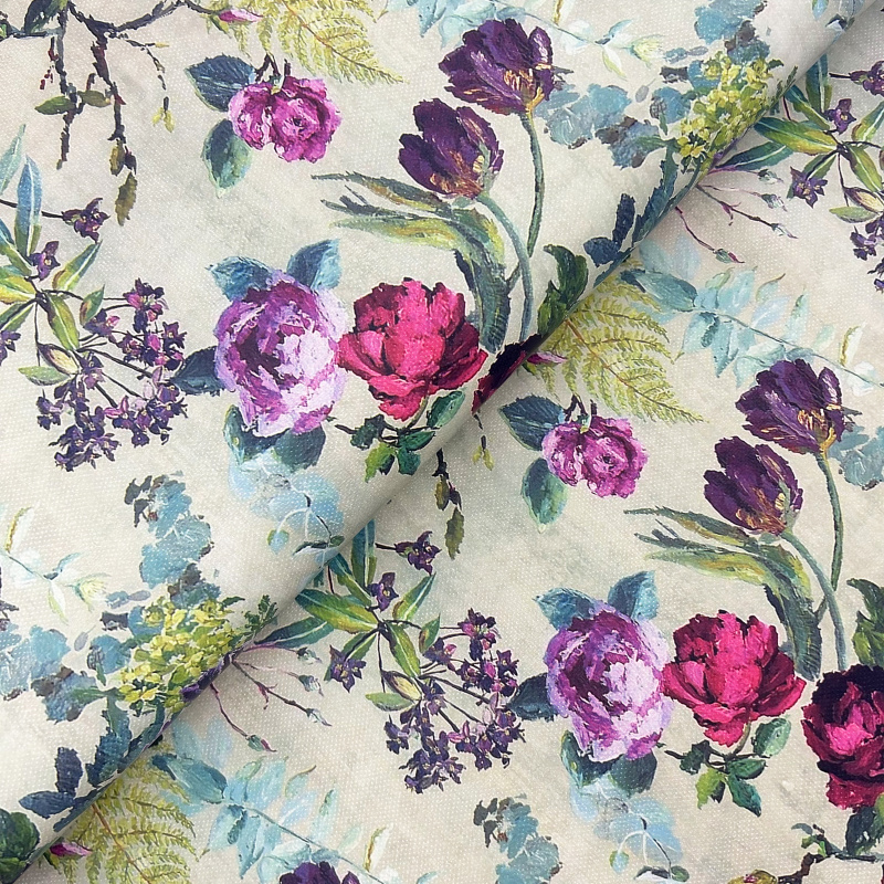 Ubrus PVC kulatý DC-110 - Barevná louka (různé velikosti)