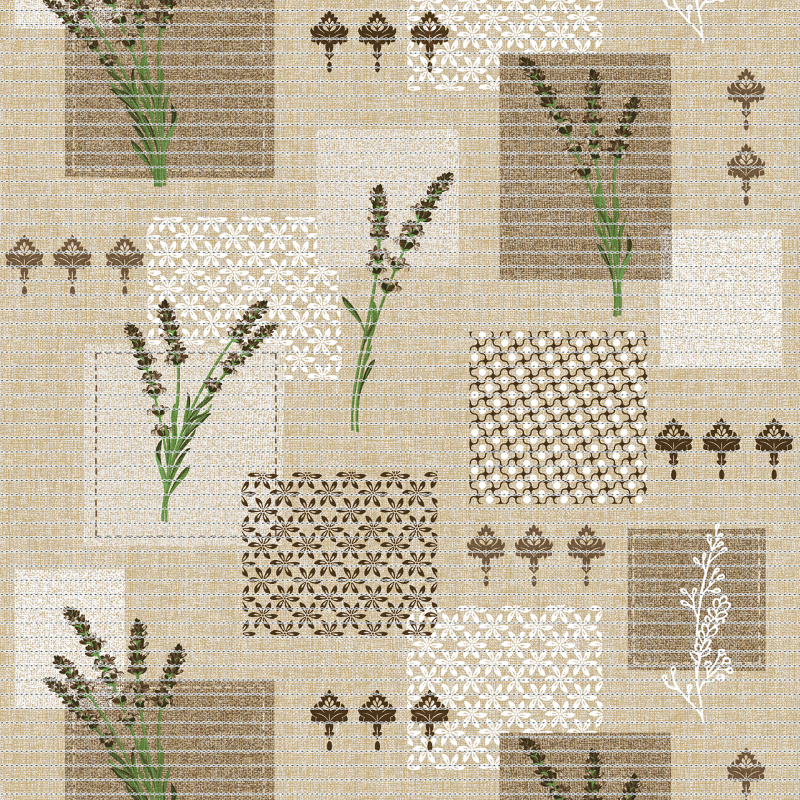 Koupelnová pěnová předložka D-272B - Provance (různé velikosti)