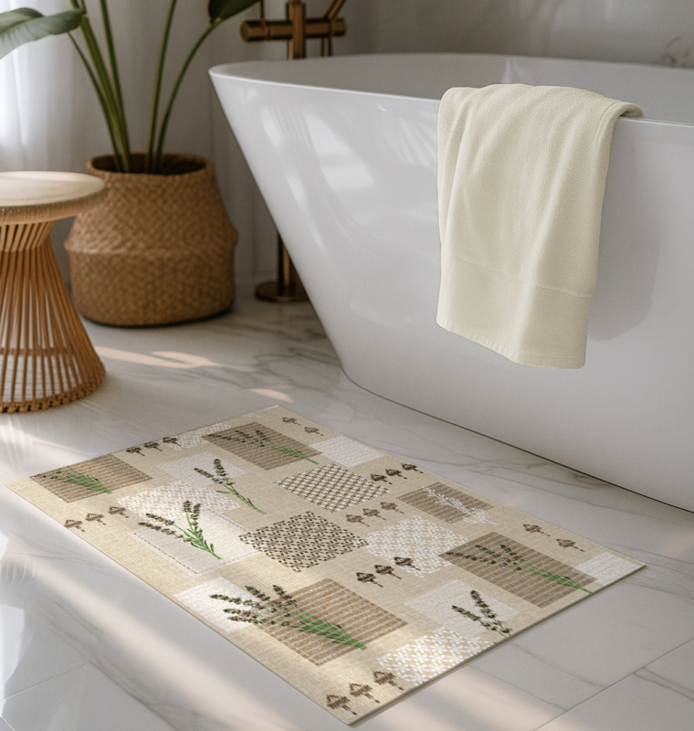 Koupelnová pěnová předložka D-272B - Provance (různé velikosti)