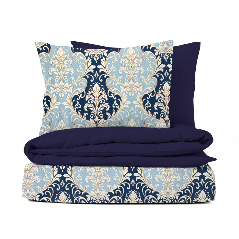 #Ervi bavlněné povlečení oboustranné - orientální pohádka/tmavě modré 140x200 cm + 70x90 cm