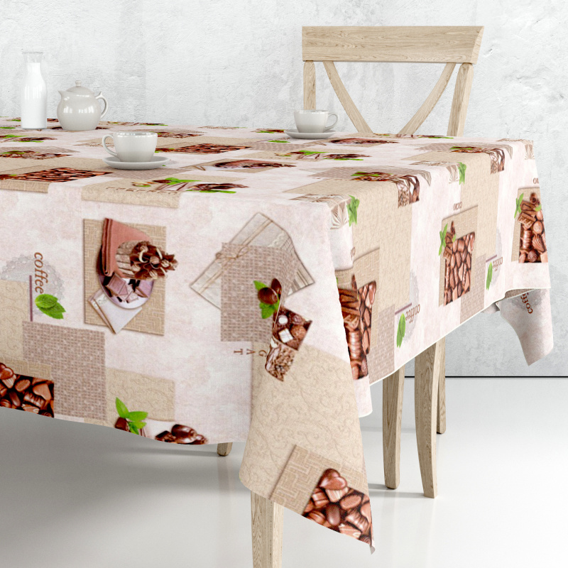 Ubrus PVC M-168A - Čokoláda (různé velikosti)