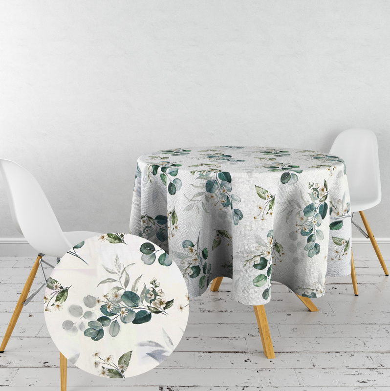 Ervi Teflonový ubrus na stůl kulatý Royal Lux - Dotek Přírody