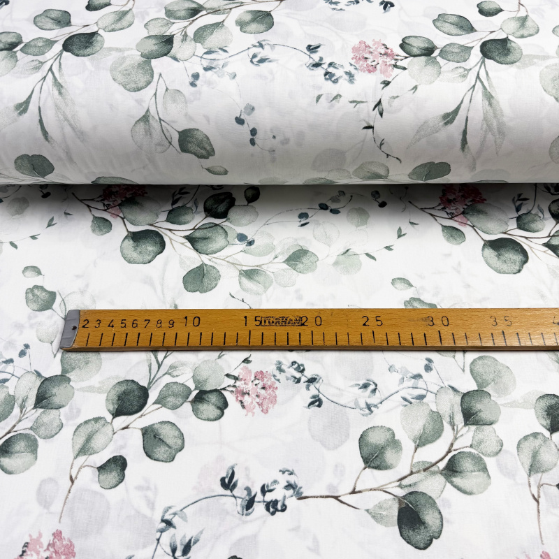 Ervi Bavlněné povlečení oboustranné - Eukalyptový dotek