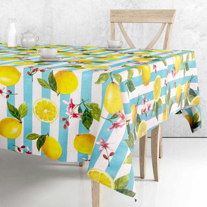 Ubrus PVC M-153B - Citróny (různé velikosti)