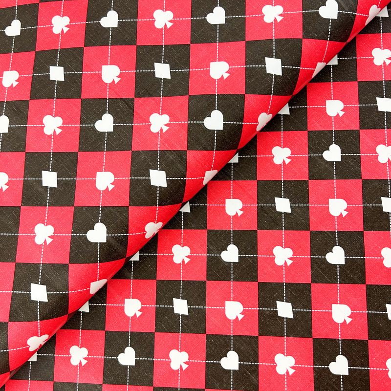 Ubrus PVC kulatý DC-855 – Kabaret karet (různé velikosti)