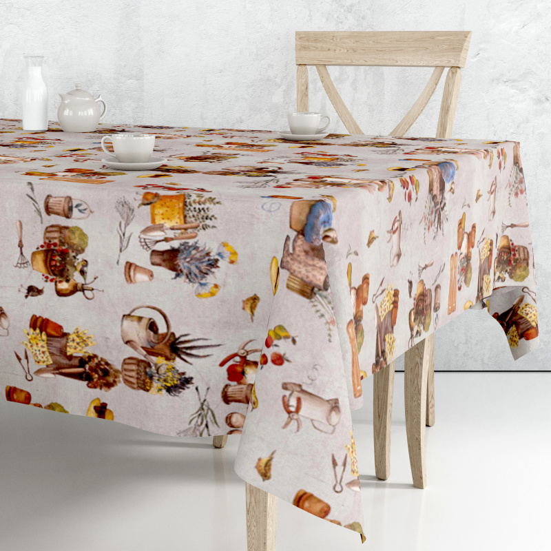 Ubrus PVC Fl-1738-02 – Zahradní sen (různé velikosti)