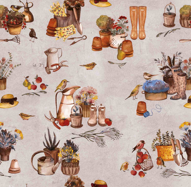 Ubrus PVC kulatý Fl-1738-02 –Zahradní sen(různé velikosti)