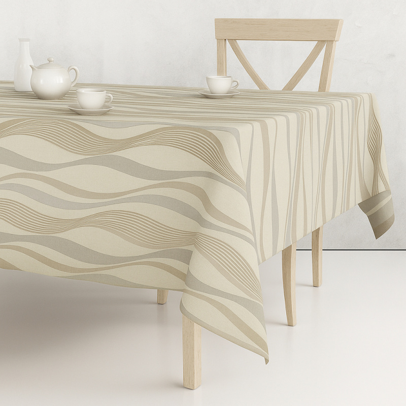 Ubrus PVC DC-0532 – Písečné vlny (různé velikosti)