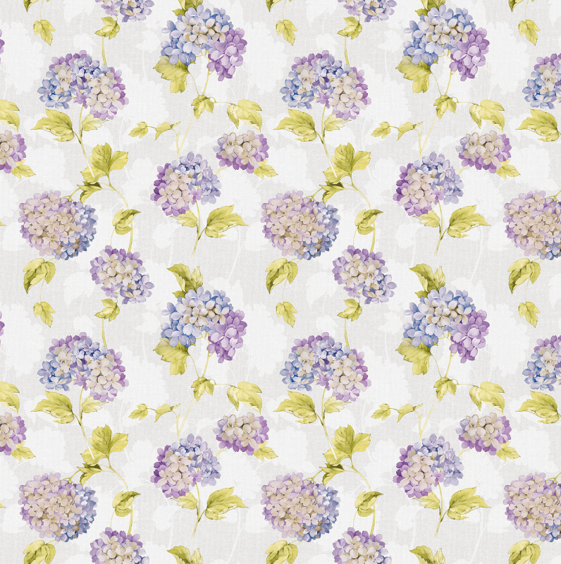 Ubrus PVC FL-1767-01 - Něžné hortenzie (různé velikosti)