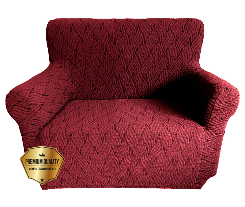 Napínací potah na křeslo Madrid - bordo