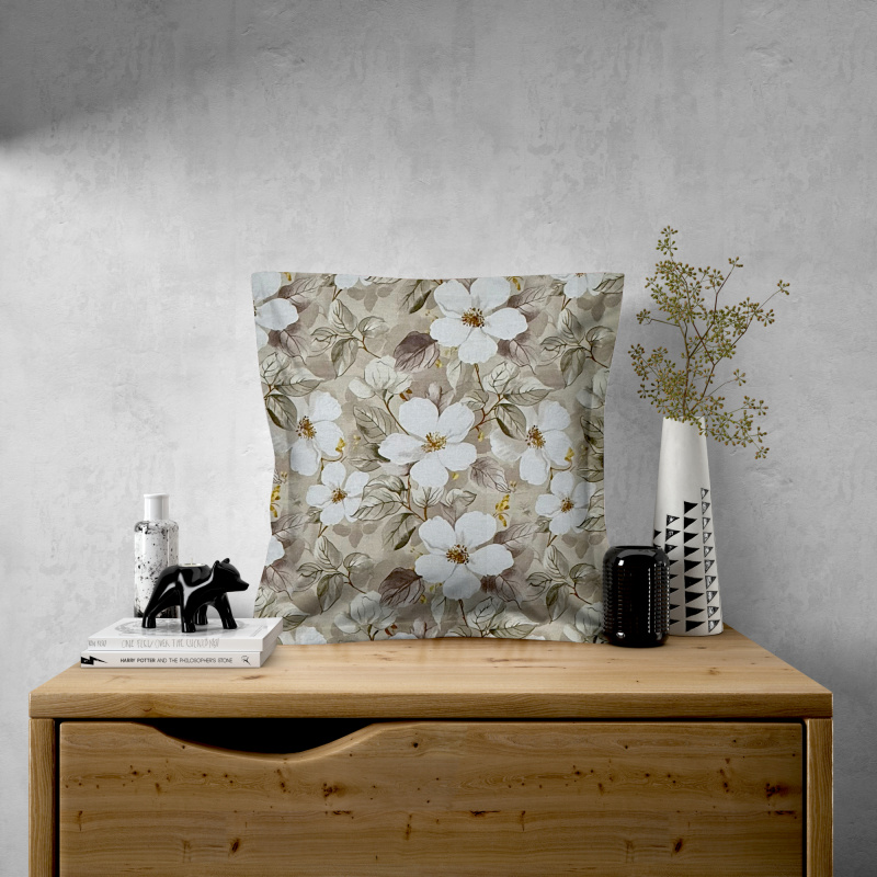 Ervi povlak na polštář bavlněný s lemem - Tichá romance