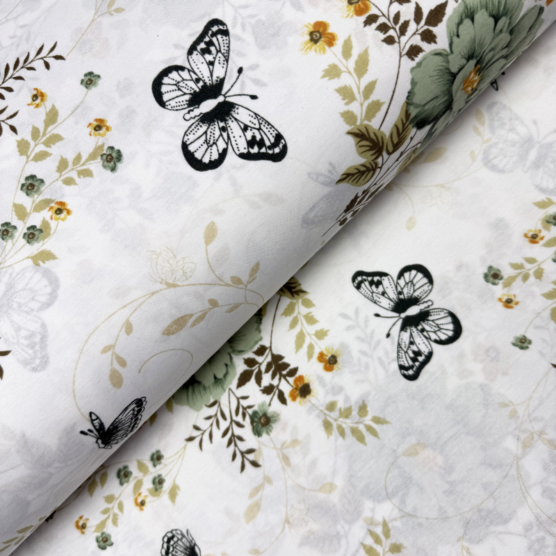 Ervi Bavlněná látka/plátno š.240cm - Letní poetika - 9931, metráž