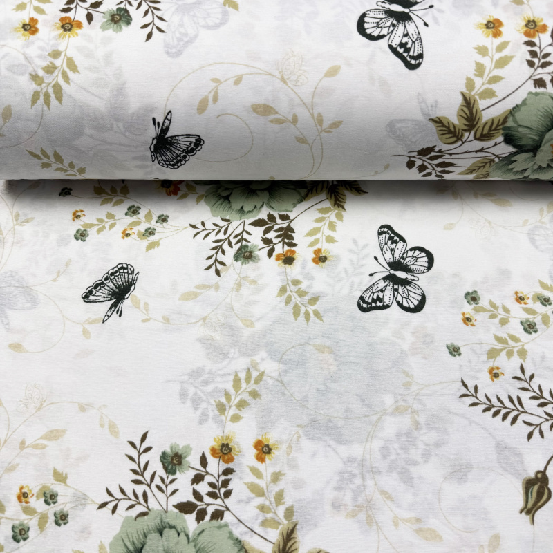 Ervi Bavlněné napínací prostěradlo - Letní poetika