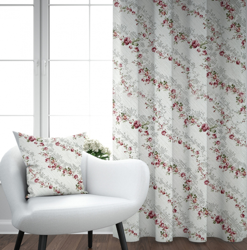 Ervi Bavlněný závěs - Květinová stezka