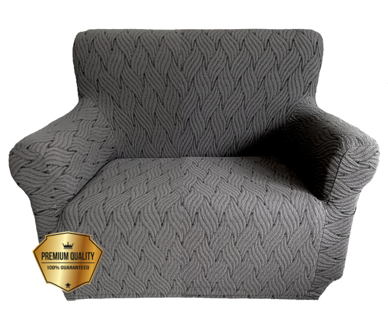 Napínací potah na křeslo Madrid - antracit