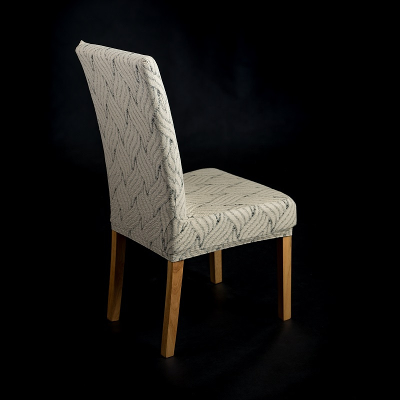 Napínací potah na židli s opěradlem Madrid - camel