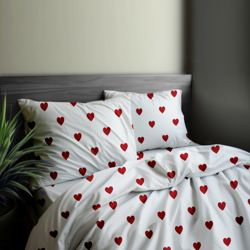 Ervi Bavlněné povlečení - Srdíčkový sen