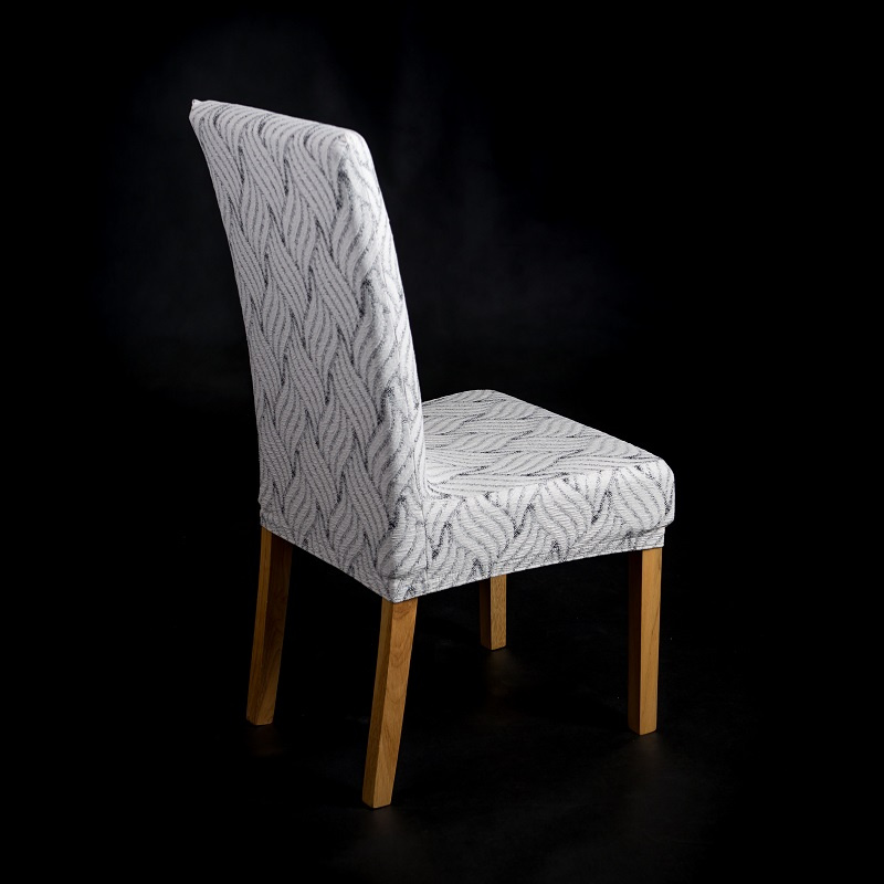 Napínací potah na židli s opěradlem Madrid - krémový