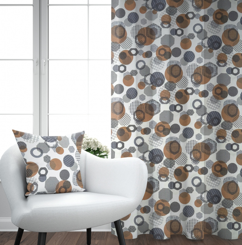 #Ervi dekorační závěs - Fay - 300-2 - 160x180cm