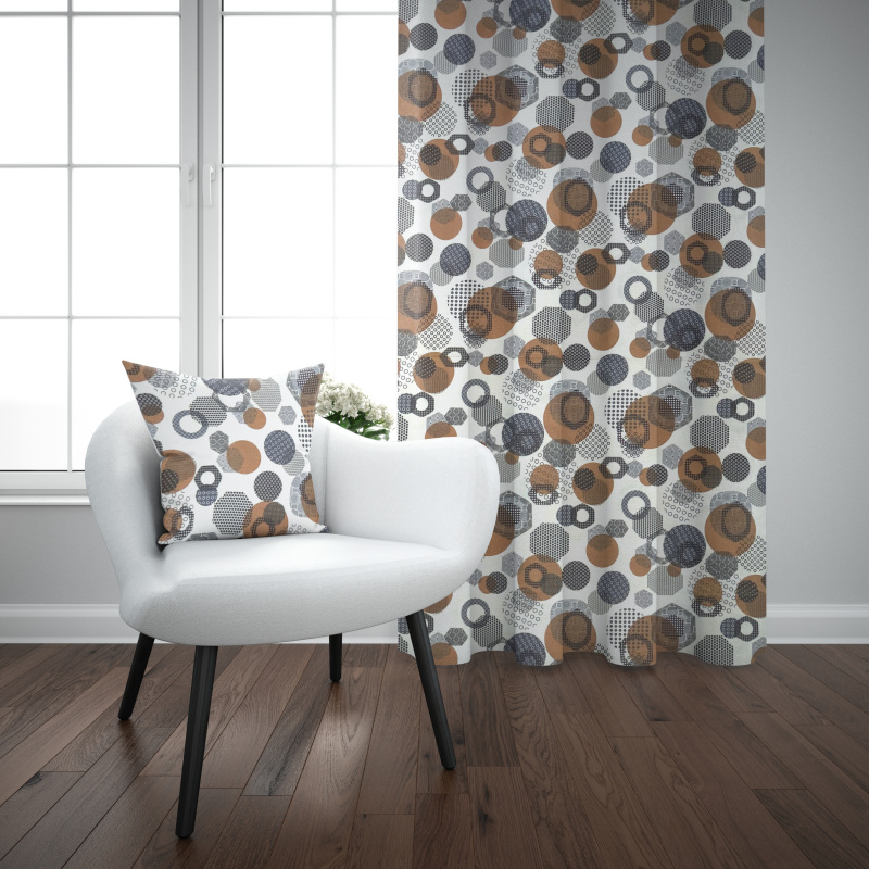 #Ervi dekorační závěs - Fay - 300-2 - 160x180cm