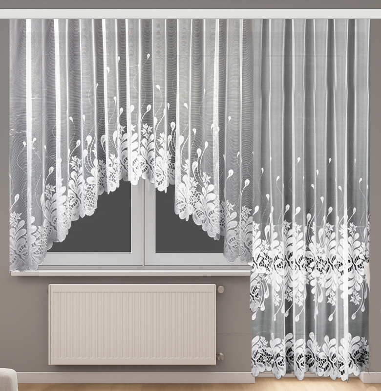 Ervi Balkonový komplet záclon - Amelia - 15188