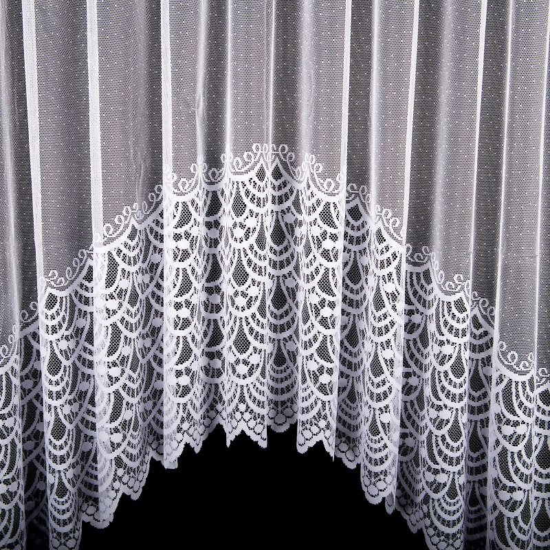 Ervi oblouková hotova záclona s řasící páskou - 4893