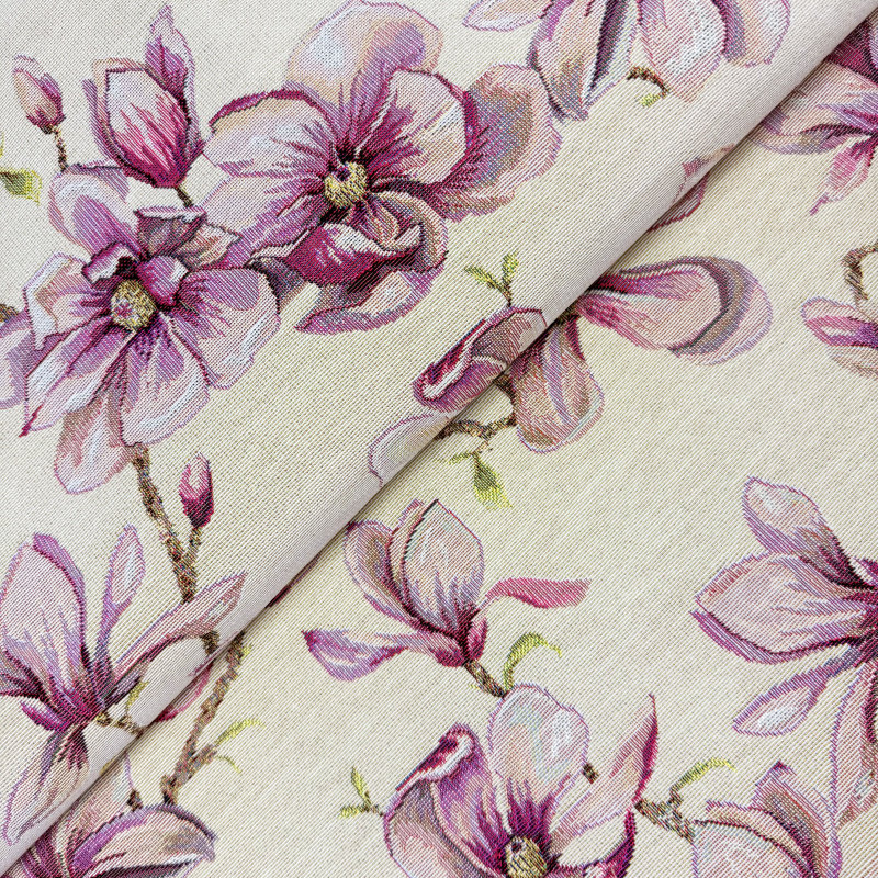 280cm šířka Dekorační/potahová Gobelínová látka  - Magnóliový sen