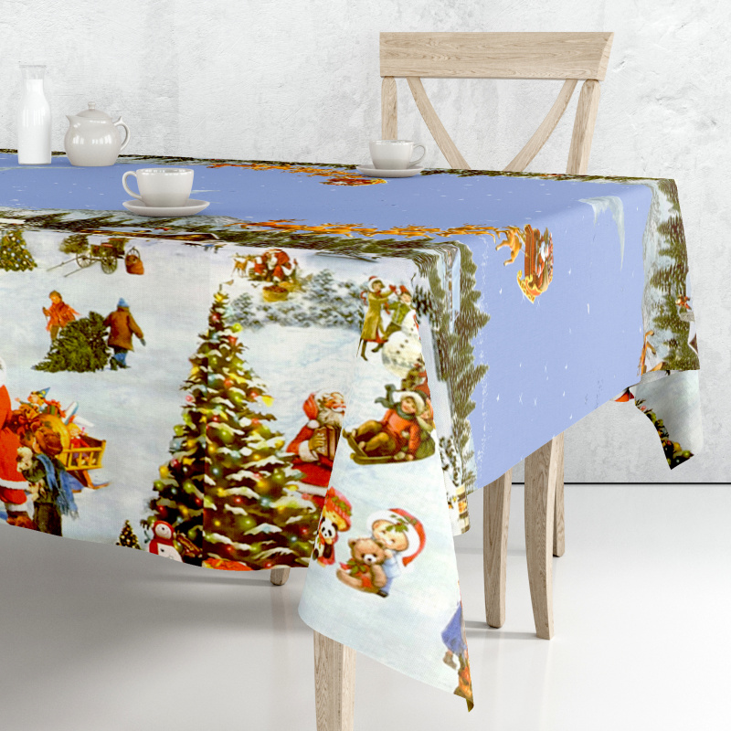 Ubrus PVC DC-770 – Kouzlo Vánoc (různé velikosti)